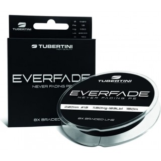 Trecciato Tubertini Everfade Black X8 150 mt 0.08 mm Trecciato Tubertini Everfade Black X8 150 mt 0.08 mm