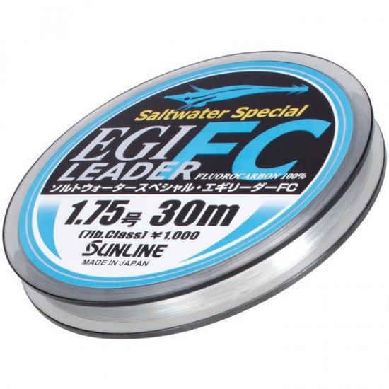 Fluorcarbon Sunline Egi Leader FC 30 mt 0.235 mm Fluorcarbon Sunline Egi Leader FC 30 mt 0.235 mm