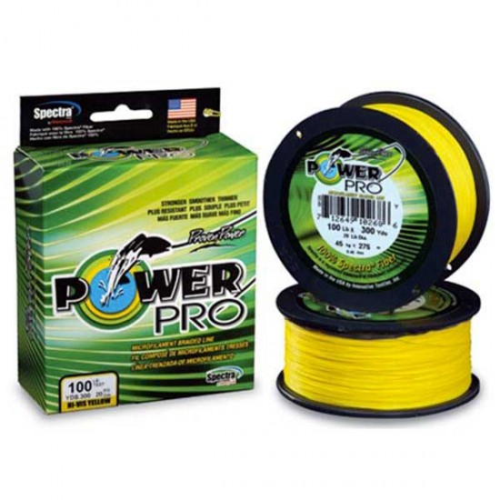 Trecciato Power Pro 135 mt 0.15 mm col yellow Trecciato Power Pro 135 mt 0.15 mm col yellow