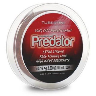 Monofilo Tubertini Predator 350 mt 0.22 mm Monofilo Tubertini Predator 350 mt 0.22 mm