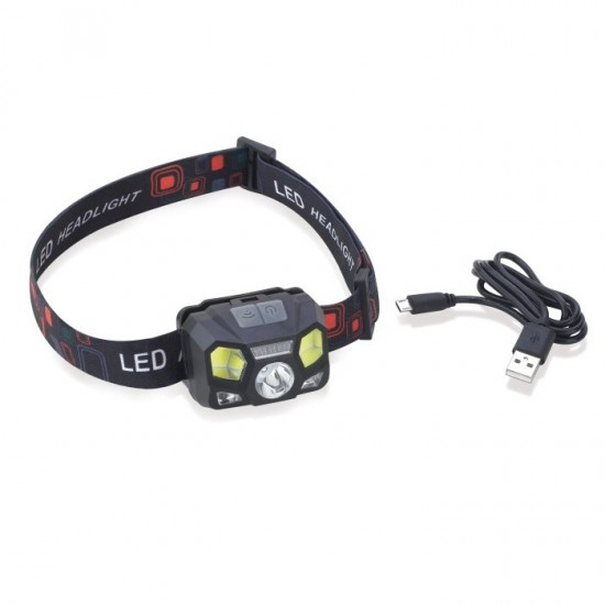 Sele lampada frontale FL-436 ricaricabile con sensore di accensione Sele lampada frontale FL-436 ricaricabile con sensore di accensione