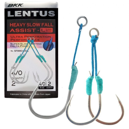 Assist BKK Lentus Heavy Slow Jigging Double mis L 3/0