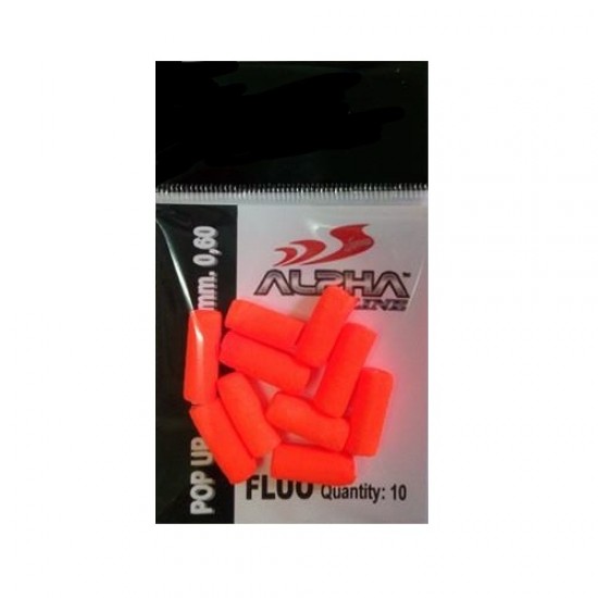 Pop up Alpha Ultra Soft diam 0.60 mm col Rosso fluò conf da 10 pz