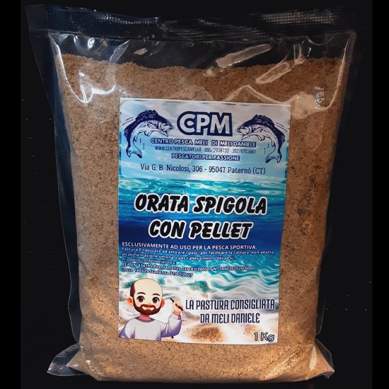Pastura Bersaglio Centro Pesca Meli Orata Spigola con pellet da 1 kg
