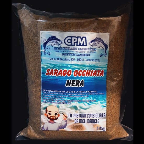 Pastura Bersaglio Centro Pesca Meli Sarago Occhiata Nera da 1 kg