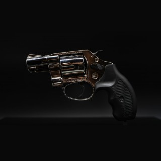 Pistola a salve Bruni mod. Revolver 380 Nikel Pistola a salve Bruni mod. Revolver 380 Nikel