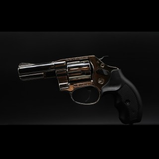 Pistola a salve Bruni mod. New Revolver L 380 nickel Pistola a salve Bruni mod. New Revolver L 380 nickel