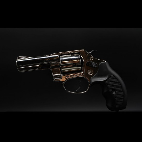 Pistola a salve Bruni mod. New Revolver L 380 nickel