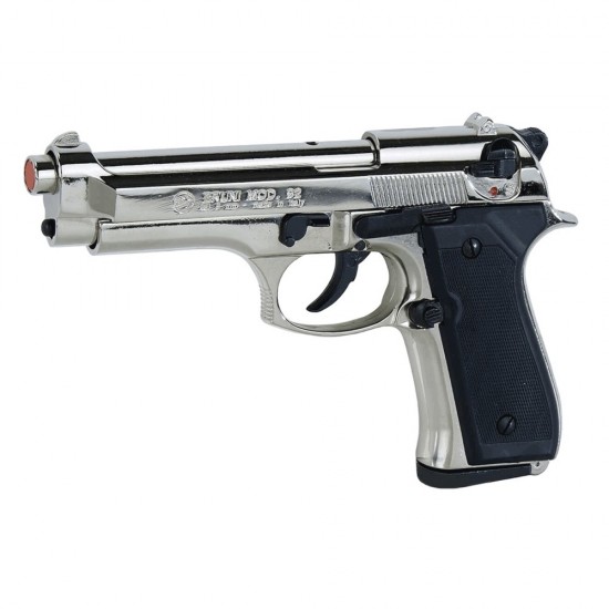 Pistola a salve Bruni mod. 92 nichel cal. 8 Pistola a salve Bruni mod. 92 nichel cal. 8