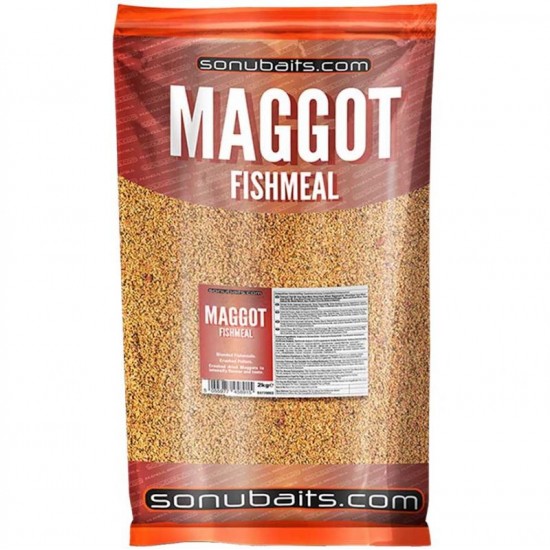 Sonubaits pastura Maggot Fishmeal Groundbait (conf da 2 kg) Sonubaits pastura Maggot Fishmeal Groundbait (conf da 2 kg)