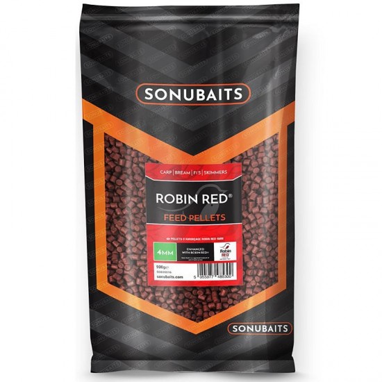 Sonubaits pellet Robin Red Feed 4 mm (conf da 900 gr)