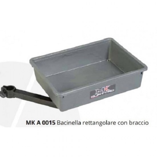 MK4 bacinella rettangolare con due braccia