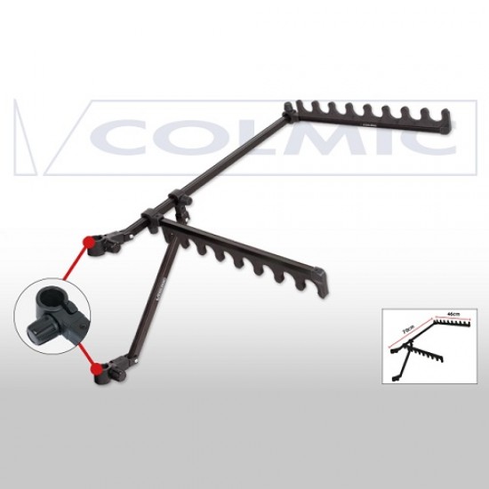 Colmic appoggia kit a braccio doppio 8 posti