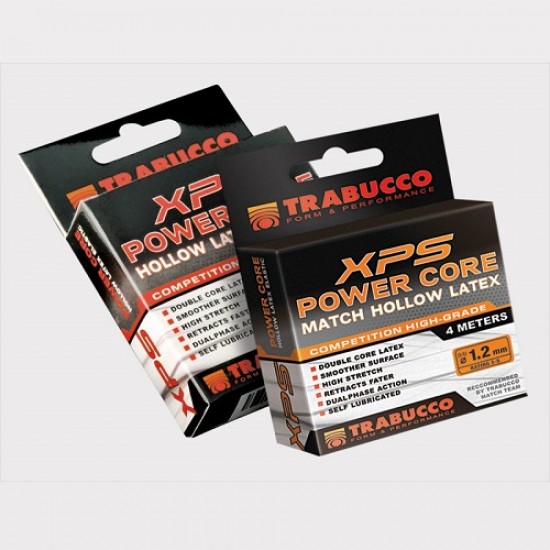 Trabucco elastico cavo XPS Power Core Match Hollow Latex mis 1.5 col azzurro 4 mt Trabucco elastico cavo XPS Power Core Match Hollow Latex mis 1.5 col azzurro 4 mt
