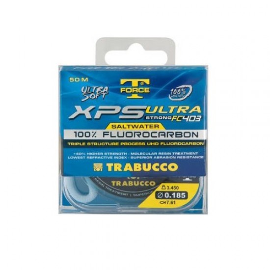 Fluorcarbon Trabucco XPS Ultra FC403 Saltwater 50 mt 0.104 mm