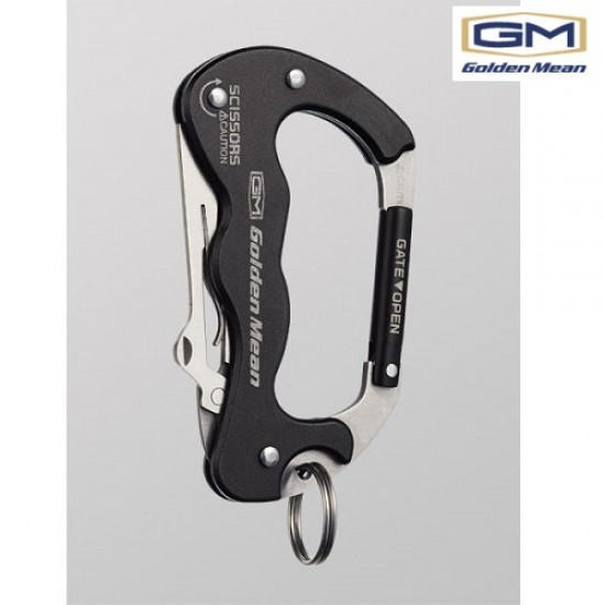 Golden Mean Karabiner scissors col black