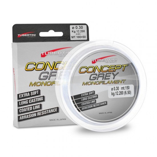 Monofilo Tubertini Concept Grey 350 mt 0.12 mm Monofilo Tubertini Concept Grey 350 mt 0.12 mm