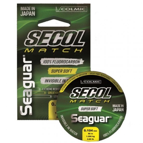 Fluorcarbon Seaguar Secol Match 50 mt 0.128 mm