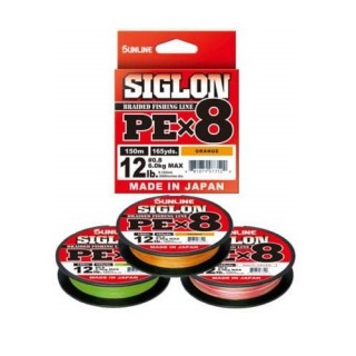 Trecciato Sunline Siglon PE X8 150 mt 0.153 mm col orange Trecciato Sunline Siglon PE X8 150 mt 0.153 mm col orange