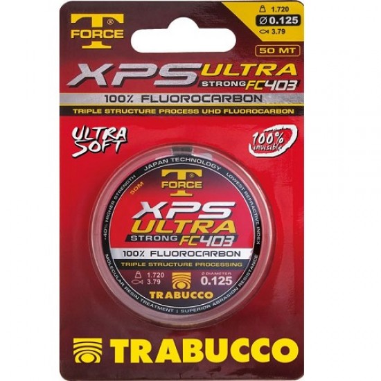 Fluorcarbon Trabucco XPS Ultra Strong FC403 50 mt 0.084 mm Fluorcarbon Trabucco XPS Ultra Strong FC403 50 mt 0.084 mm