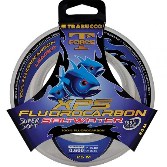 Fluorcarbon Trabucco TForce XPS Saltwater 50 mt 0.125 mm