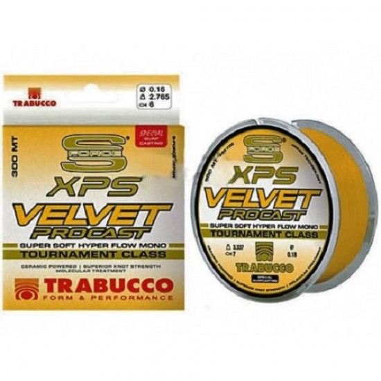 Monofilo Trabucco XPS Velvet Pro Cast 300 mt 0.18 mm Monofilo Trabucco XPS Velvet Pro Cast 300 mt 0.18 mm