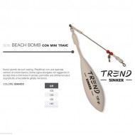 Trend piombo con astina e mini trave col bianco 120 gr (conf da 1 pz) Trend piombo con astina e mini trave col bianco 120 gr (conf da 1 pz)
