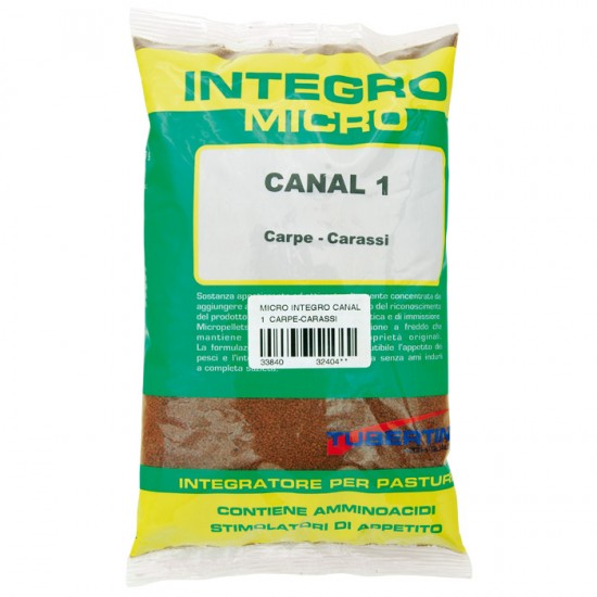 Tubertini Integro Micro Canal 1 carpe-carassi ( conf da 500 gr) Tubertini Integro Micro Canal 1 carpe-carassi ( conf da 500 gr)