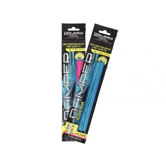 Colmic elastico pieno Damper mis 0.90 col azzurro 5 mt Colmic elastico pieno Damper mis 0.90 col azzurro 5 mt