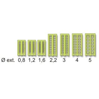 Stonfo perline elite fosforescenti mis 0.8 mm (conf da 80 pz)