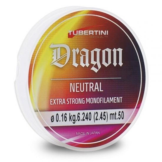 Monofilo Tubertini Dragon Neutral 100 mt 0.13 mm Monofilo Tubertini Dragon Neutral 100 mt 0.13 mm