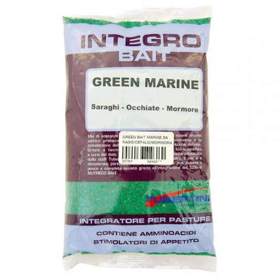 Tubertini Integro Bait Green Marine (saraghi-occhiate-mormore) 500 gr Tubertini Integro Bait Green Marine (saraghi-occhiate-mormore) 500 gr