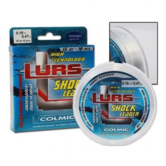 Colmic Shock Leader Lurs 0,18 mm - 0,57 mm (15 mt x 10) Colmic Shock Leader Lurs 0,18 mm - 0,57 mm (15 mt x 10)