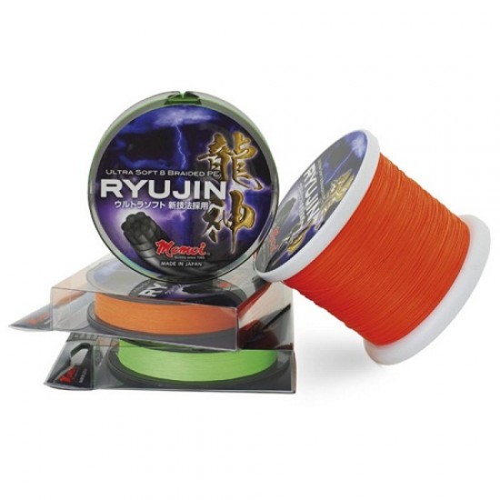 Trecciato Momoi Ryujin 1000 mt 0.30 mm col orange Trecciato Momoi Ryujin 1000 mt 0.30 mm col orange