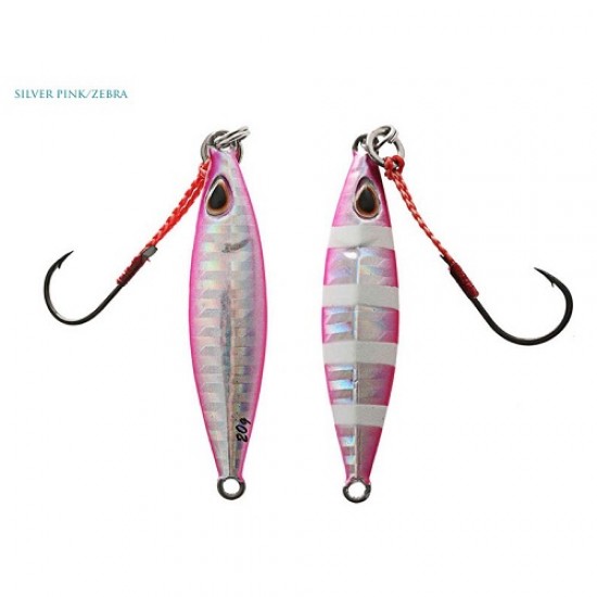 JIG STORM GOMOKU KOIKA 60 GR COL SILVER PINK ZEBRA DOUBLE FACE JIG STORM GOMOKU KOIKA 60 GR COL SILVER PINK ZEBRA DOUBLE FACE