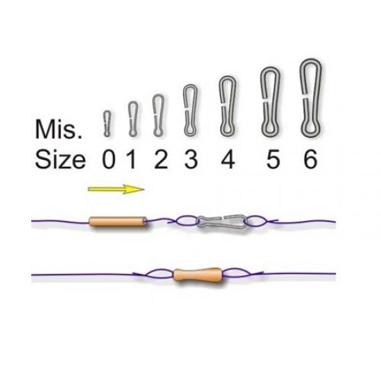 Stonfo microgancio mis 0 conf da 10 pz Stonfo microgancio mis 0 conf da 10 pz