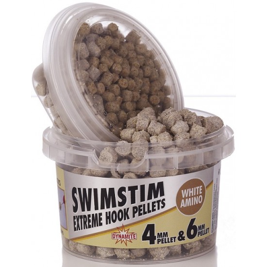 Pellet Dynamite bait swim stim extreme hook amino white 4-6 mm Pellet Dynamite bait swim stim extreme hook amino white 4-6 mm