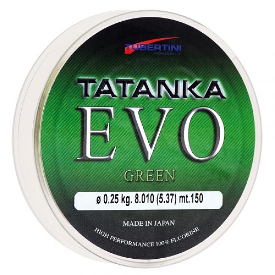 Fluorine Tubertini Tatanka Evo Green 150 mt 0.20 mm Monofilo Tubertini Tatanka Evo Green 150 mt 0.20 mm