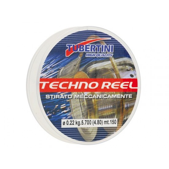 Monofilo Tubertini Techno Reel 150 mt 0.16 mm Monofilo Tubertini Techno Reel 150 mt 0.16 mm