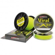 Trecciato Tubertini Viral 300 mt 0.10 mm col giallo fluò